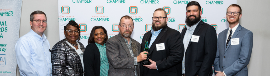 Picture of Union County Chamber Excellence in Business Nonprofit Innovation Award winners