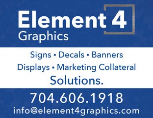 Element 4 Graphics Signs Decals Banners Displays Marketing Collateral Solutions 704.606.1918 info@element4graphics.lcom