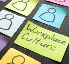 "Workplace Culture" written on a post it