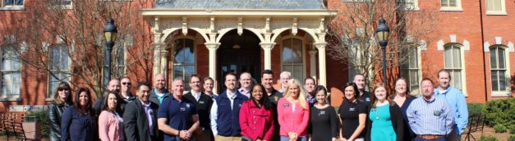 Group of professionals in front of Historic Union County Courthouse